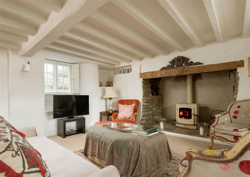The living area at Holly Cottage, Minster Lovell