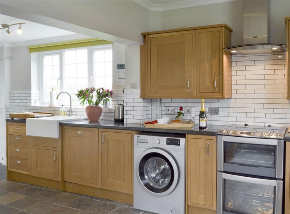 Fully-appointed kitchen at Holly Cottage in Pett, E. Sussex., East Sussex