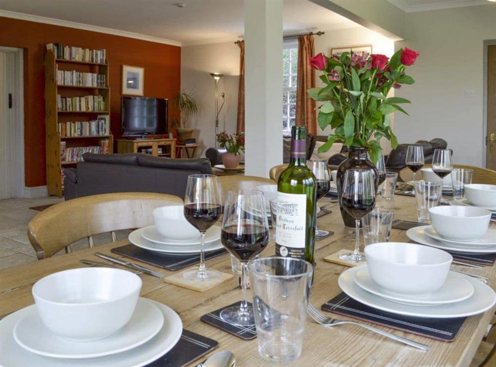 Spacious open plan living and dining room at Holly Cottage in Pett, E. Sussex., East Sussex