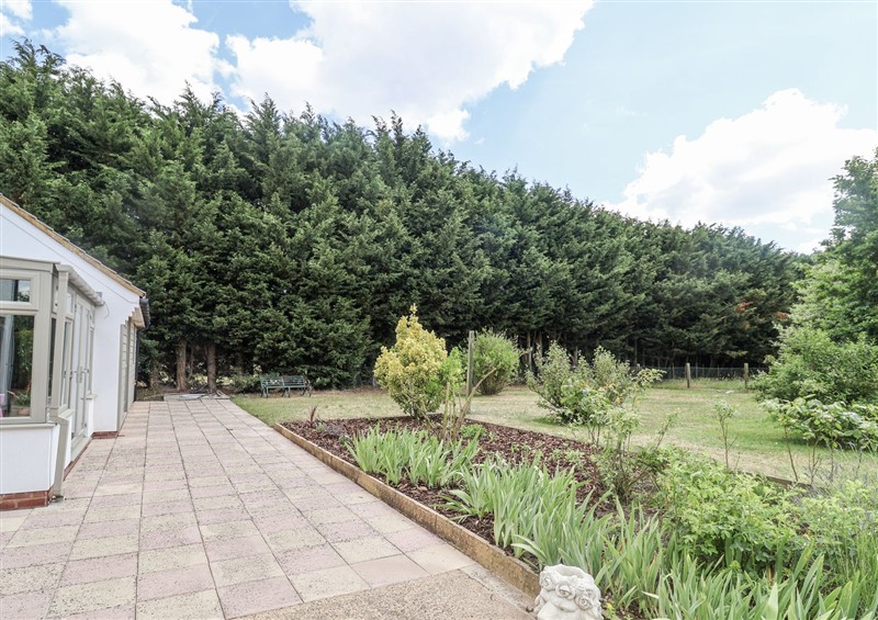 This is the garden at Holly Farm and Annexe, Holly Farm near Brantham
