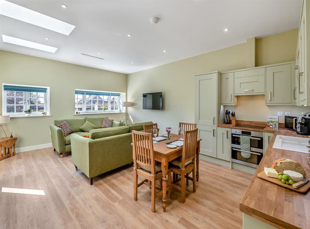 Open plan living space at Holly House Barn 2 in Newton-on-Rawcliffe, near Pickering, North Yorkshire