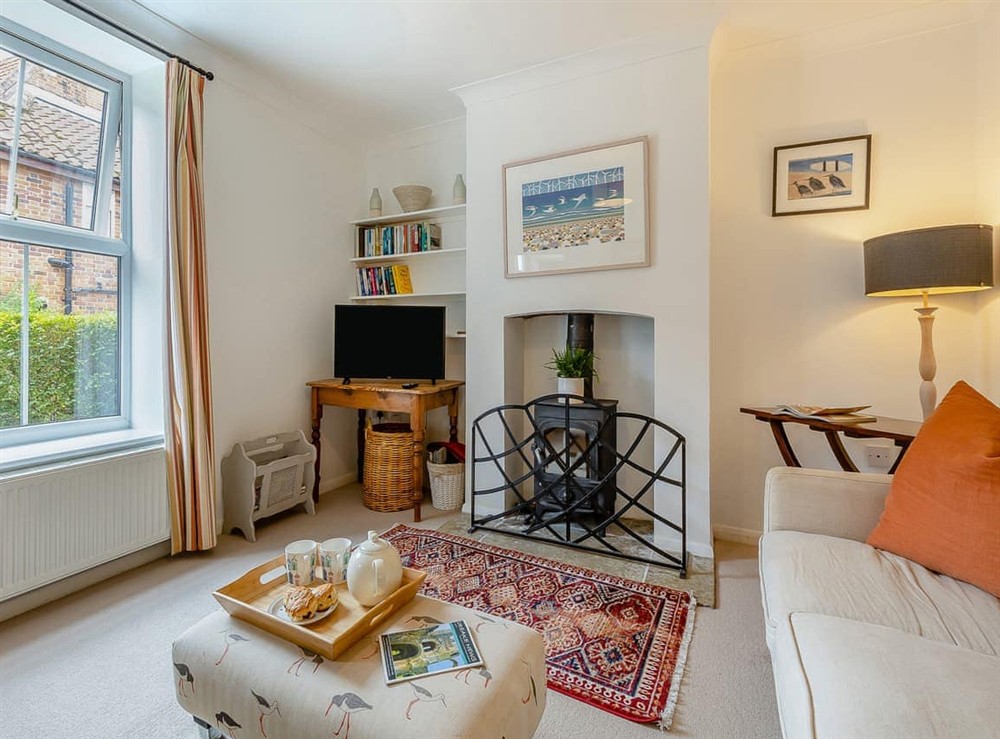 Living area at Holly House in South Creake, near Fakenham, Norfolk
