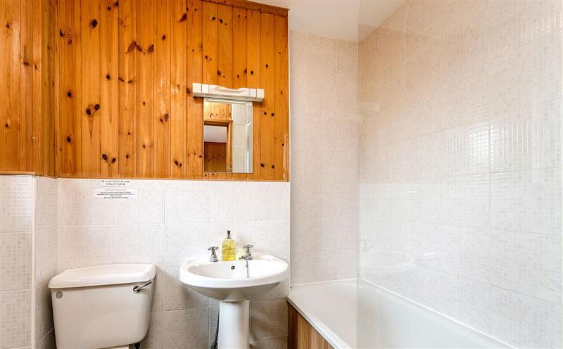This is the bathroom at Holly Lodge 4 Bedrooms, Minehead