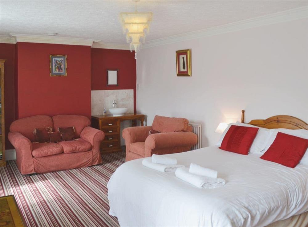 Double bedroom at Holly Lodge in Arkleby near Cockermouth, Cumbria