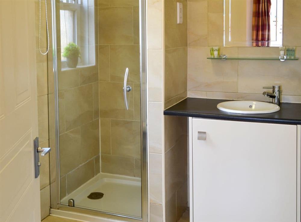 En-suite at Holly Lodge in Aviemore, Highland, Inverness-Shire