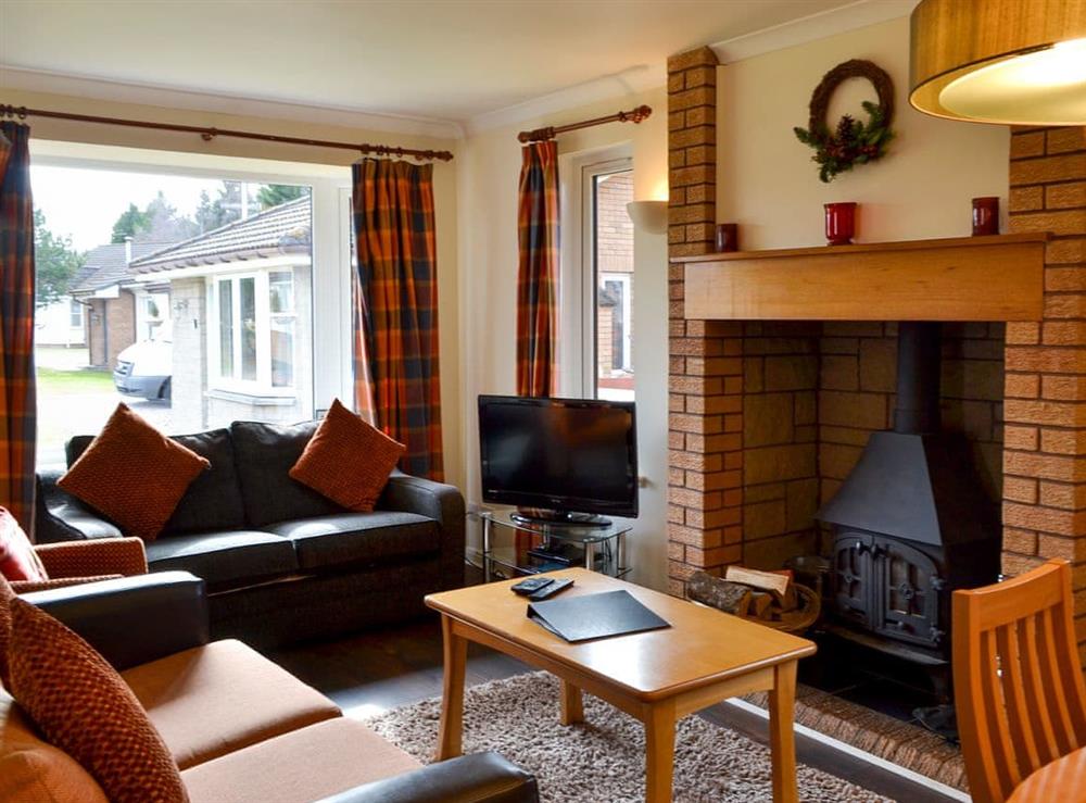 Living room/dining room at Holly Lodge in Aviemore, Highland, Inverness-Shire
