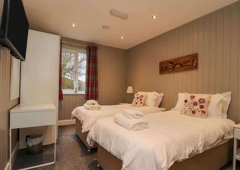 One of the bedrooms at Holly Lodge, Goosnargh