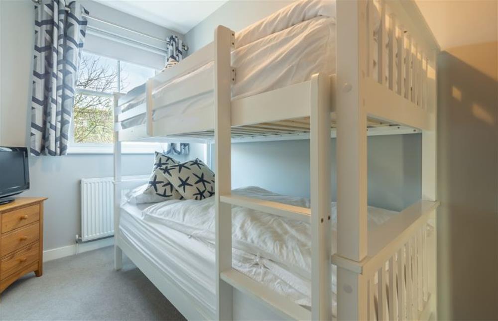 First floor: The bunk room  at Holly Lodge, Wells-next-the-Sea