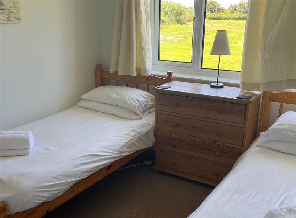 Twin bedroom at Holly in Woolsery, near Clovelly, Devon