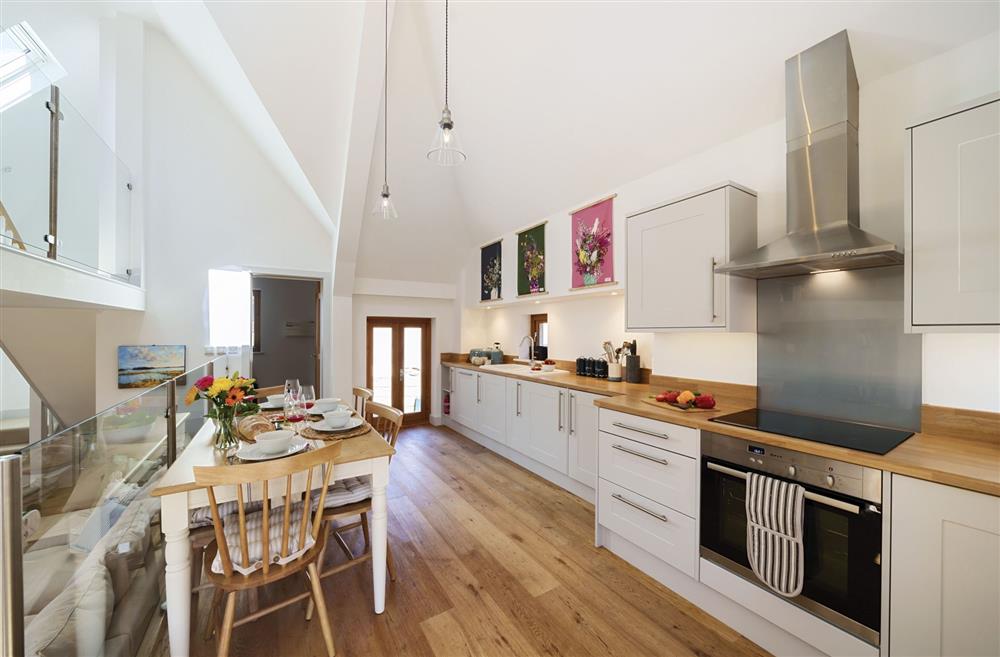 The open-plan layout is perfect for spending time together at Hollybank Barn, Dorchester
