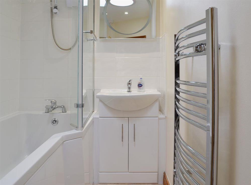Shower room at Hollyhocks Cottage in Docking, Norfolk