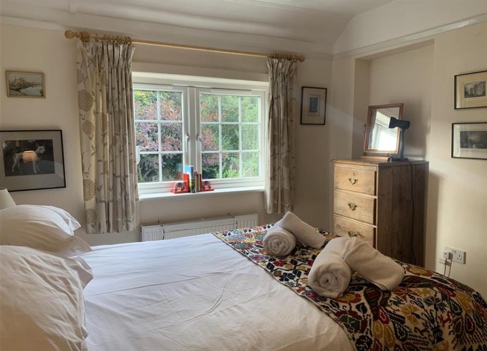 Double bedroom at Hollyhocks Cottage in Hellandbridge