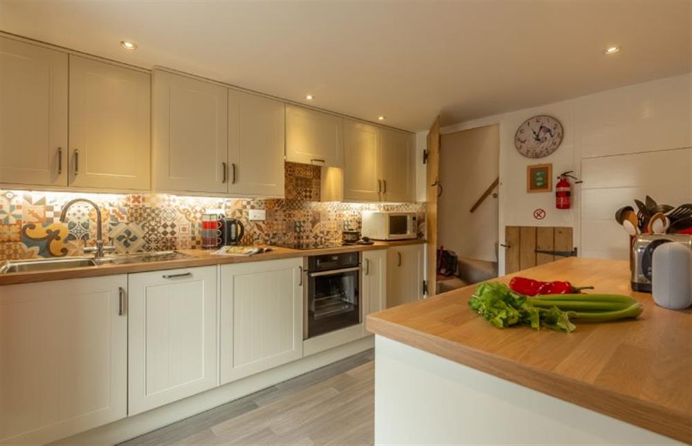 Bright modern kitchen at Hollyhocks, Docking near Kings Lynn