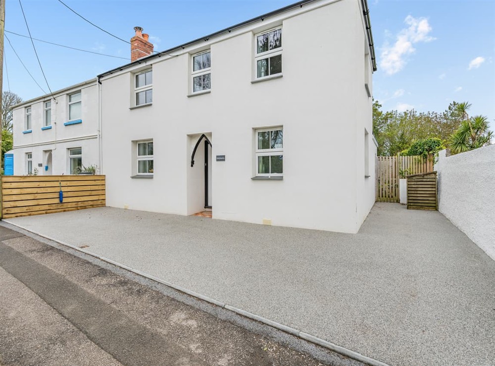 Exterior at Hollyhocks in St Minver, near Rock, Cornwall