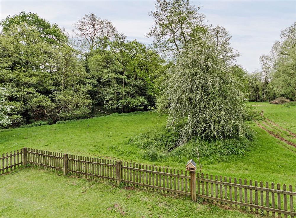 Beautiful countryside views at Hollywall Croft in Stoke Prior, near Leominster, Herefordshire