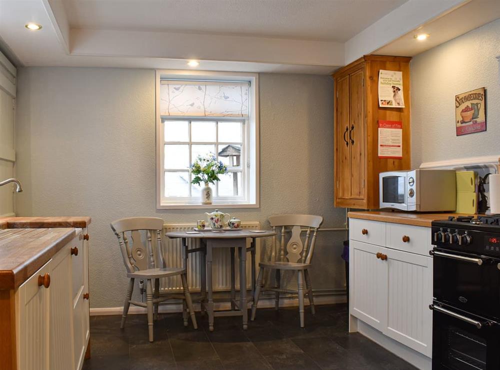 Kitchen with dining area at Holme Cottage in Eastry, near Sandwich, Kent