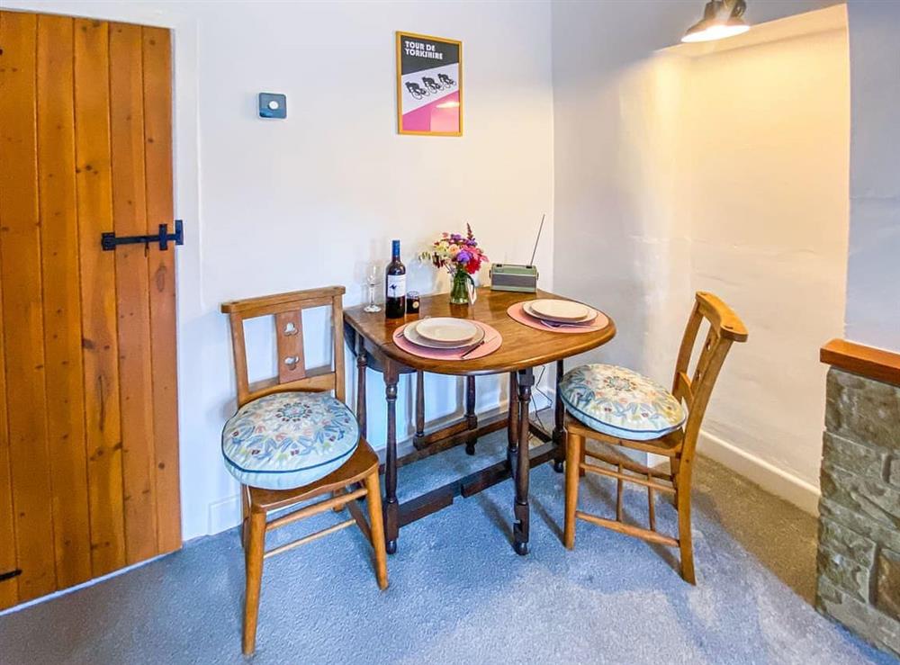 Dining Area at Holme Cottage in Embsay, near Skipton, North Yorkshire