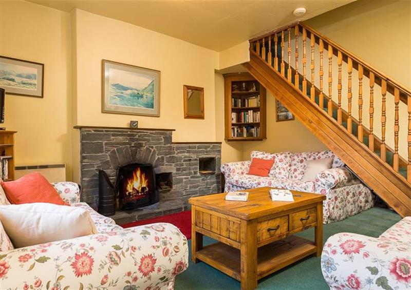 This is the living room at Holme Ground Cottage, Coniston