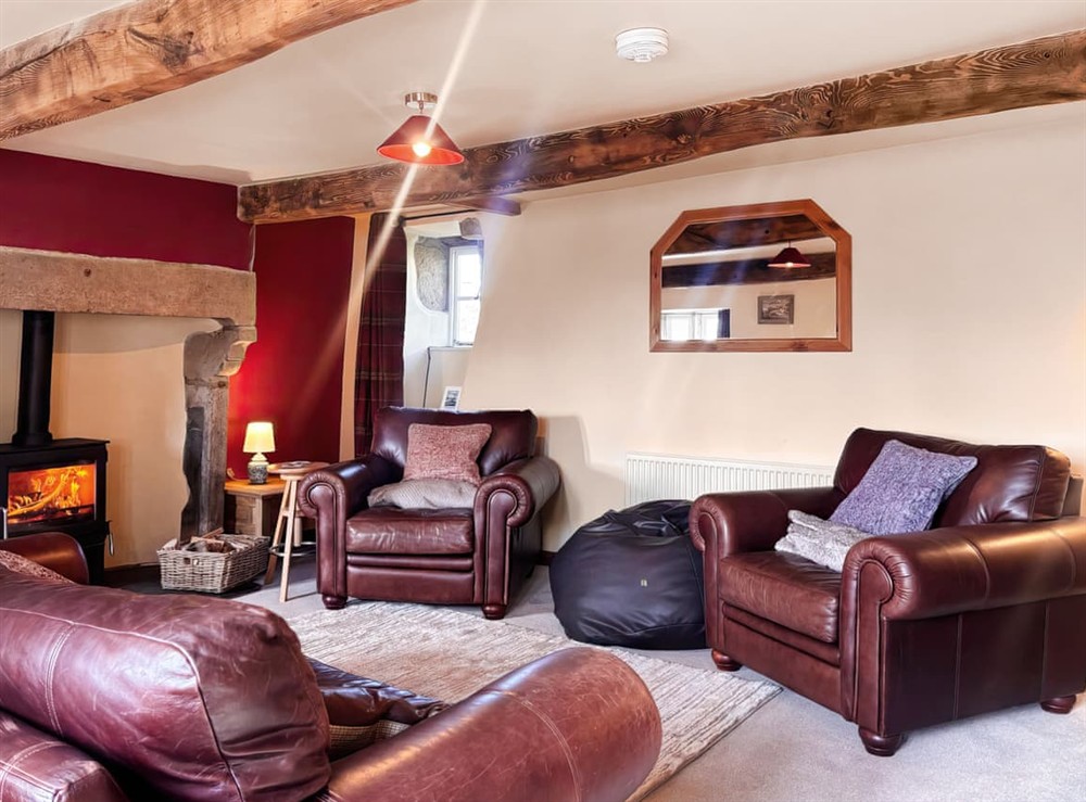 Living room at Holme House in Halton Gill, North Yorkshire