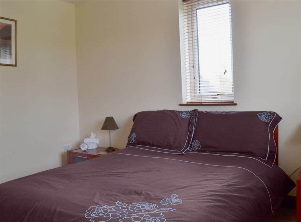 Double bedroom with contemporary furnishings at Holme View in Clifton, near Ashbourne, Derbyshire
