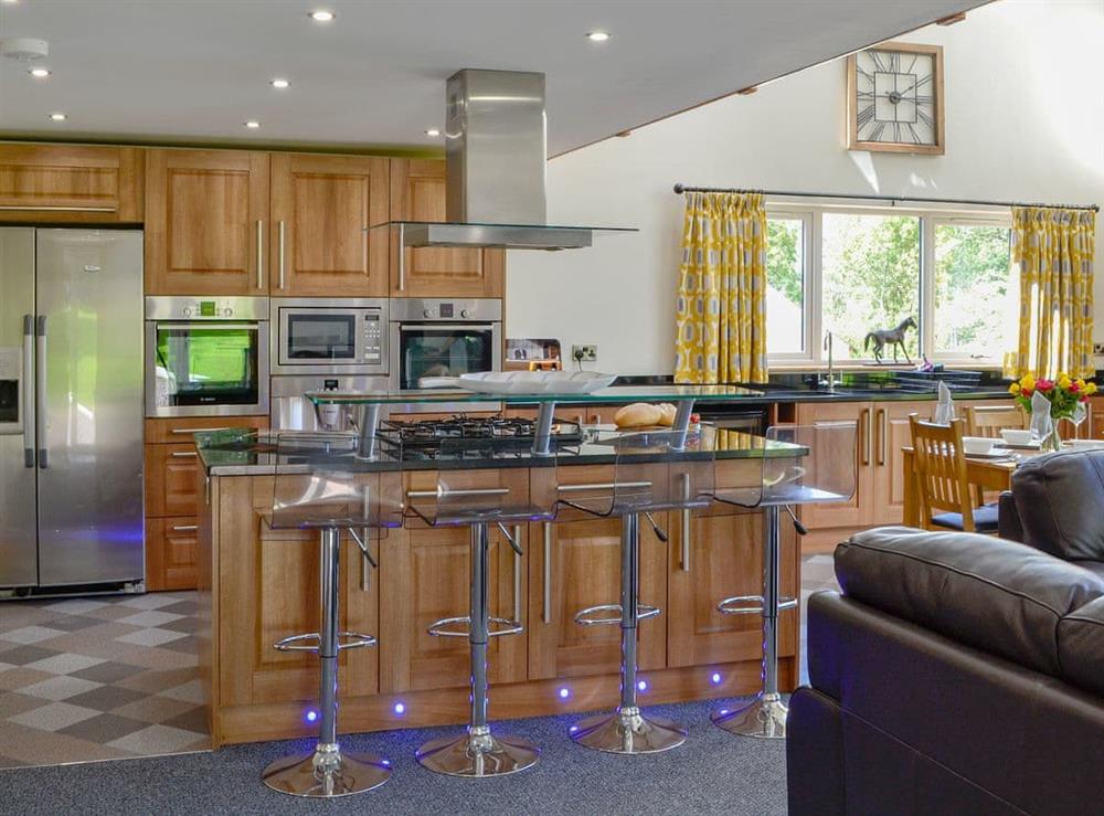 Stunning kitchen/ dining area at Holmegarth in Arkleby, near Aspatria, Cumbria
