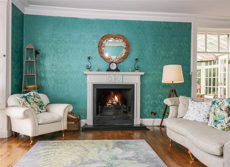 This is the living room at Holmere Bank, Yealand Conyers near Carnforth