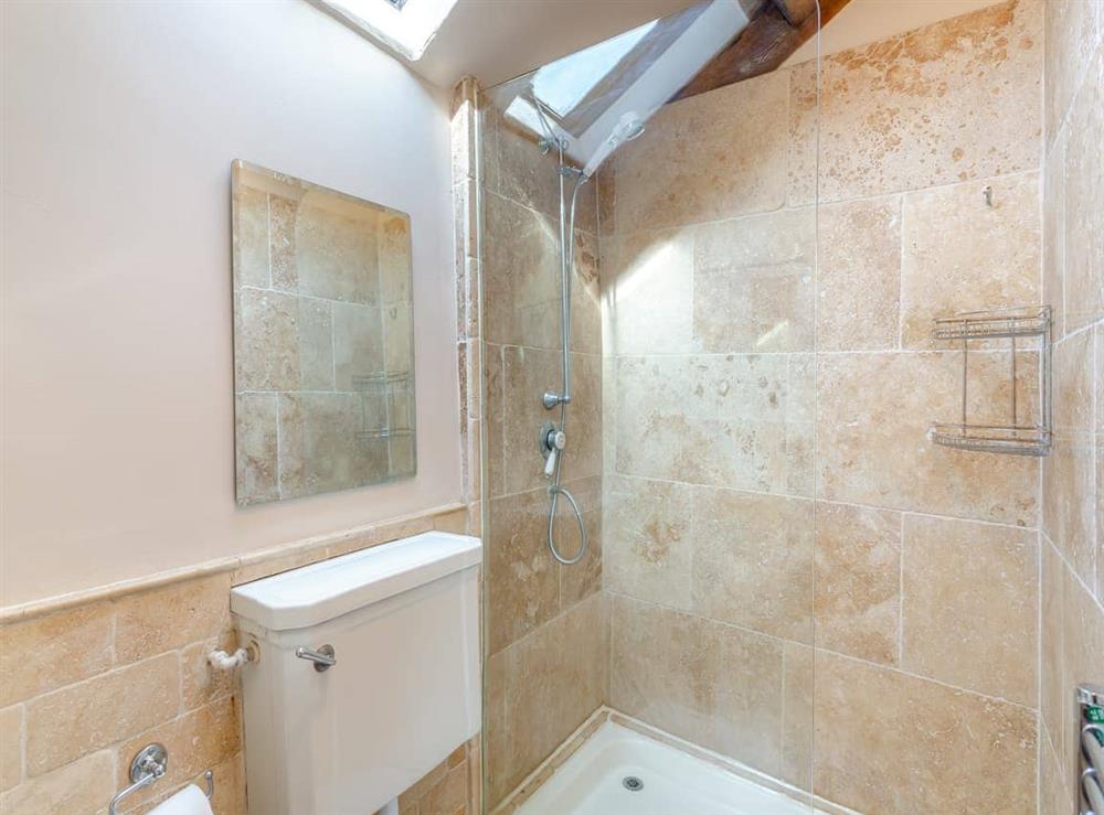 Shower room at Holmeside Barn in Grewelthorpe, near Ripon, North Yorkshire