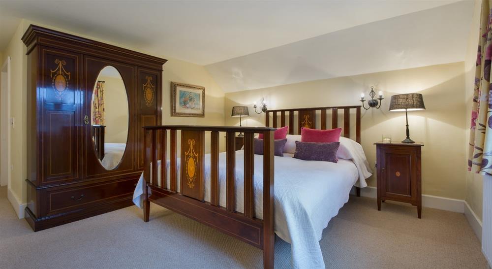 The first double bedroom of Lower House, Minehead, Somerset at Holnicote Lower House in Minehead, Somerset