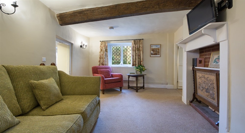 The snug at Holnicote Lower House in Minehead, Somerset