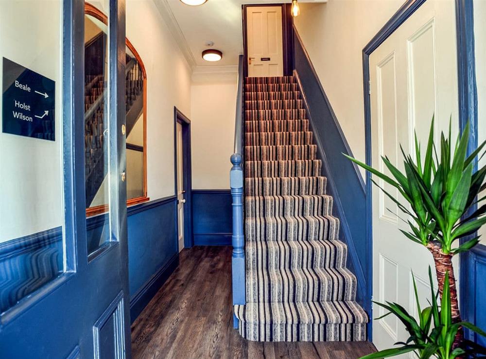 Stairs at Holst Apartment in Cheltenham, Wigtownshire