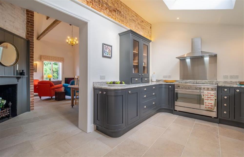 The property flows beautifully through to the open-plan area at Holt Coach House, Sudbury