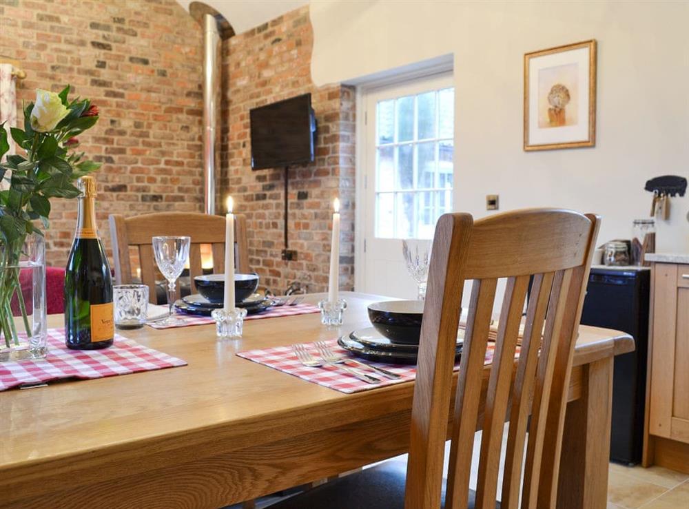 Convenient dining area at Owl Cottage, 