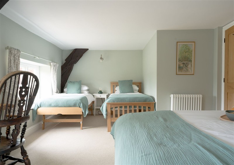 One of the 6 bedrooms at Holwell Farmhouse, Bampton