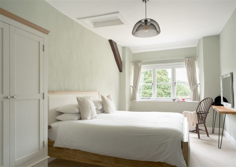 One of the bedrooms at Holwell Farmhouse, Bampton