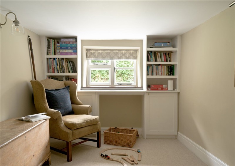 The living room at Holwell Farmhouse, Bampton