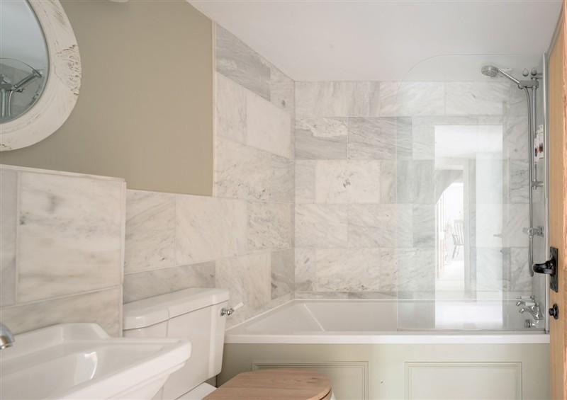 This is the bathroom at Holwell Farmhouse, Bampton