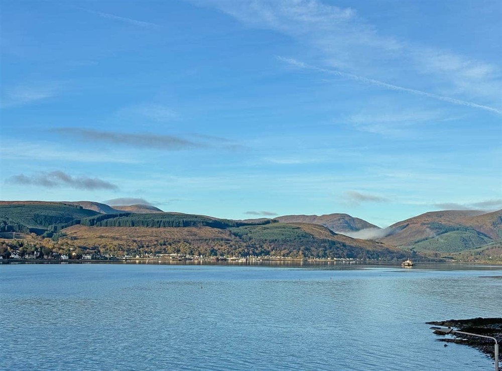 Holy Loch towards the Marina at Holy Loch View in Strone, near Dunoon , Argyll