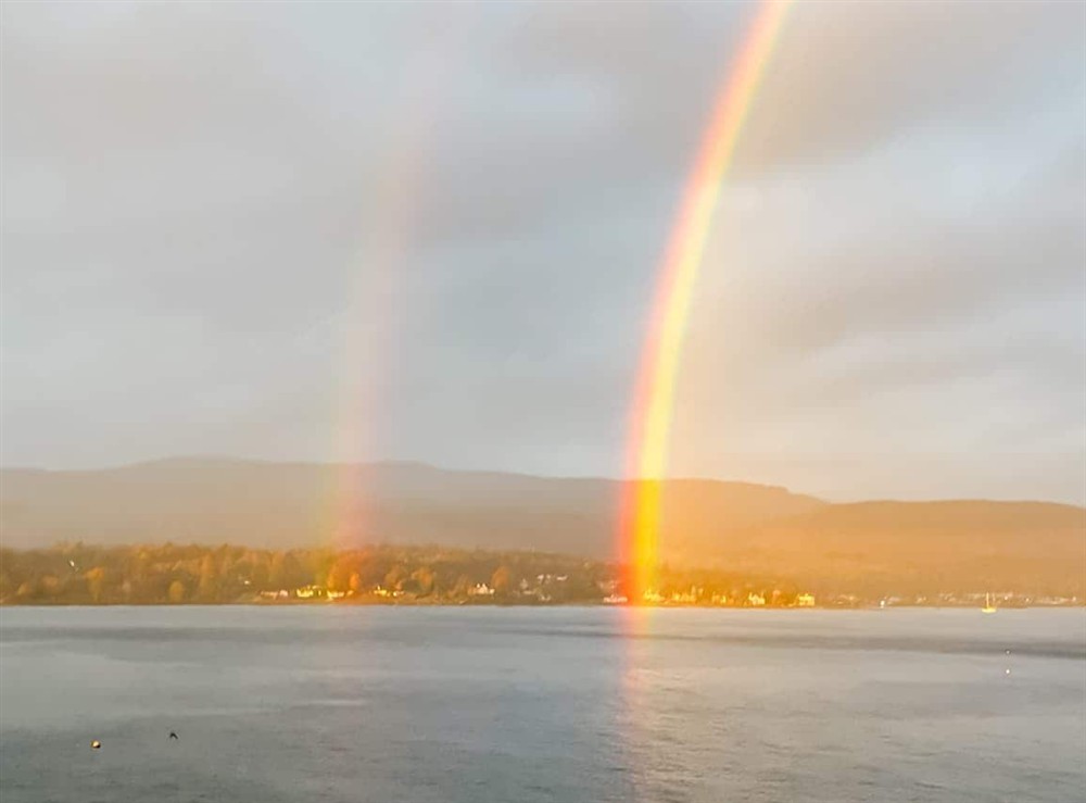 Rainbows at Holy Loch View in Strone, near Dunoon , Argyll