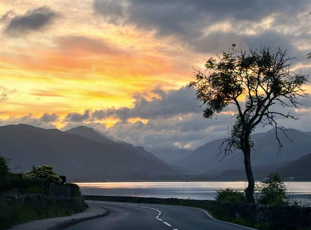 Sunset at Holy Loch View in Strone, near Dunoon , Argyll