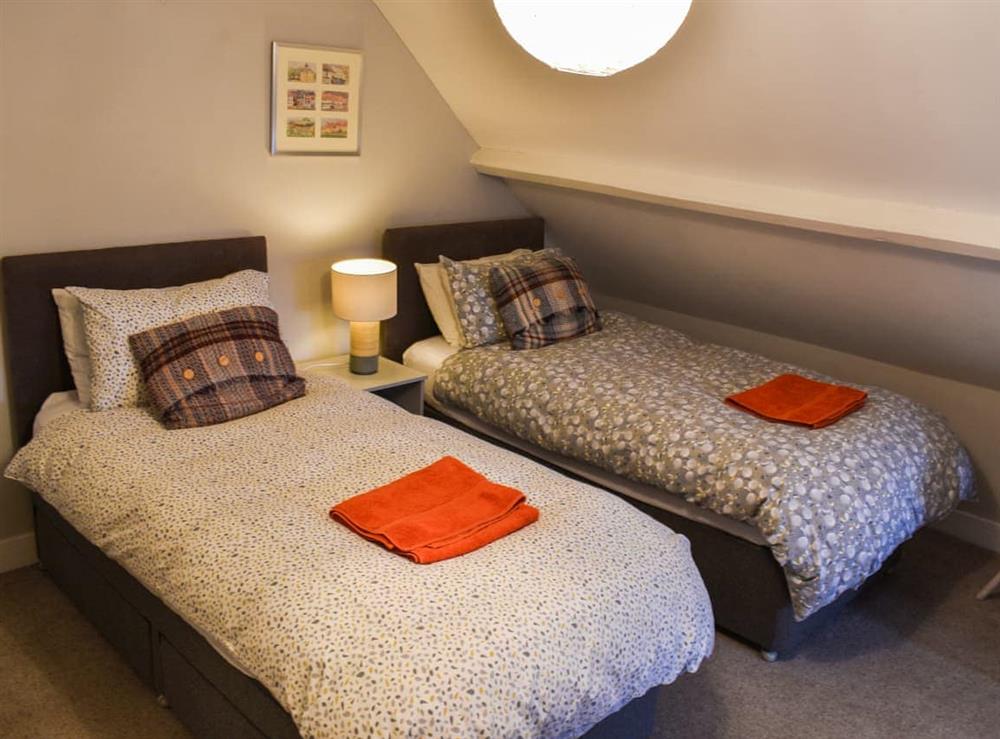 Twin bedroom at Home Cottage in Hovingham, near Helmsley, North Yorkshire