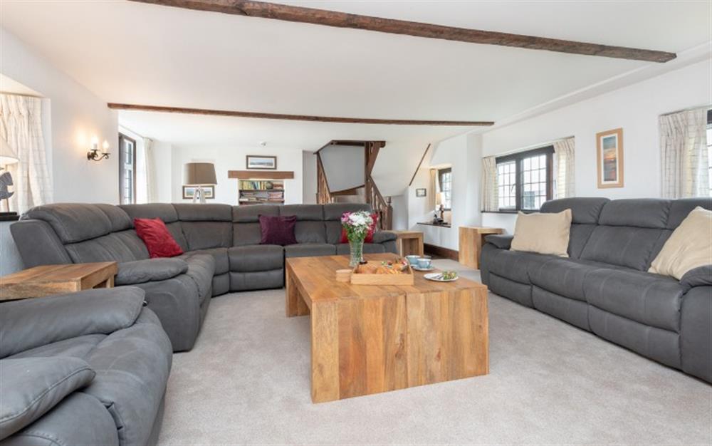 Enjoy the living room at Home Cottage in Thurlestone