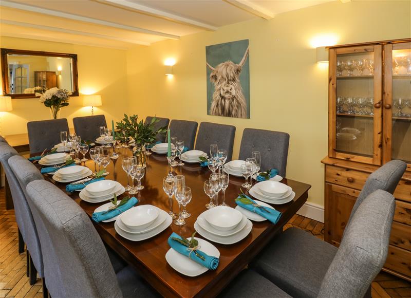 This is the dining room at Home Farm Cottage, Stockton near Napton-On-The-Hill
