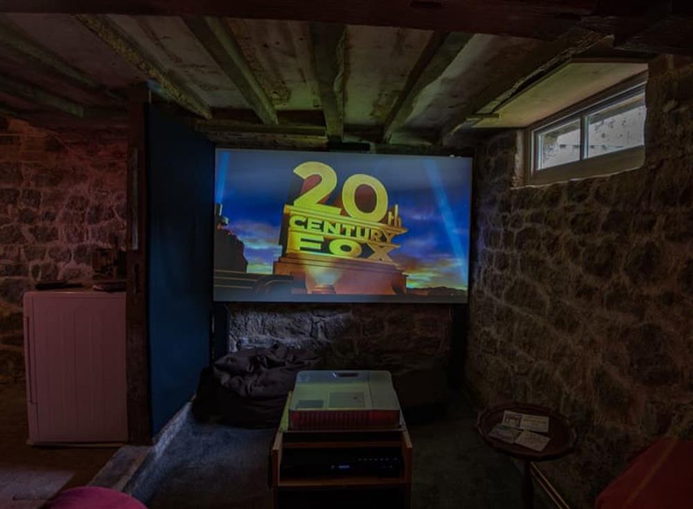 Cinema room at Home Farm in Lenham, England