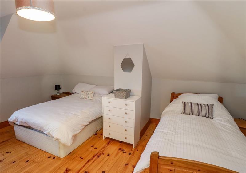 One of the bedrooms at Home Farm Retreat, Flashagh Beg near Williamstown