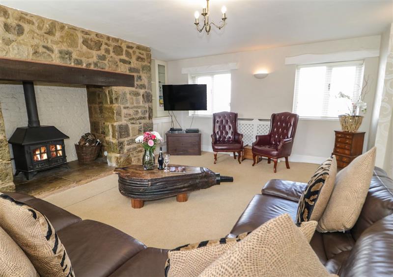 Relax in the living area at Home Farm, St Asaph