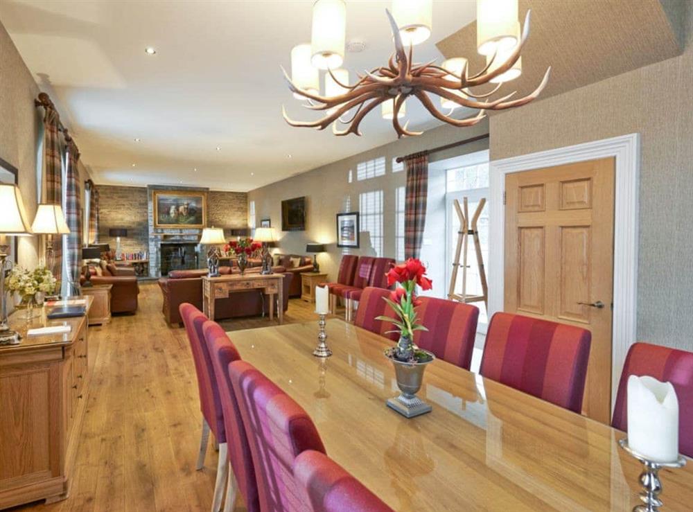 Beautifully presented open plan dining area at The Coach House, 