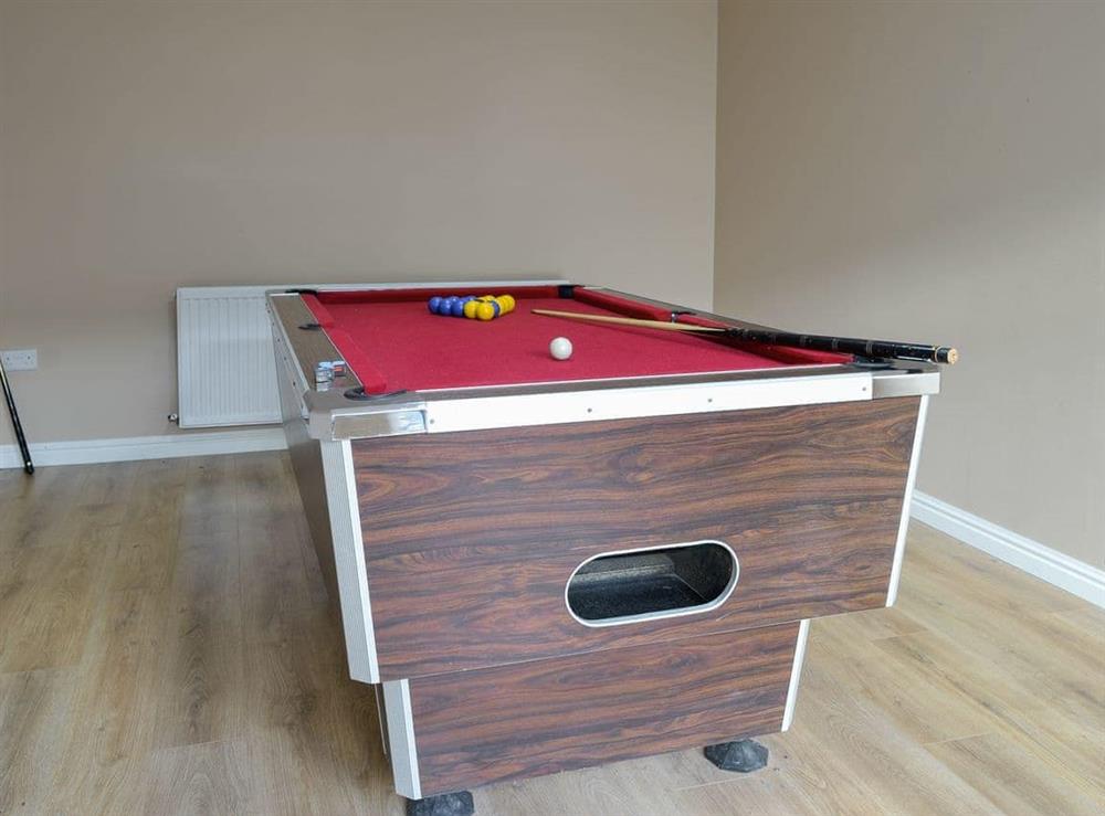 Games room at The Farmhouse, 