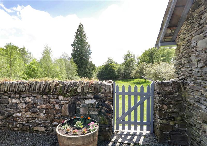 Enjoy the garden at Home Farmhouse, Graythwaite near Hawkshead