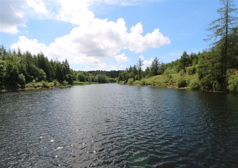 The setting at Home Farmhouse, Graythwaite near Hawkshead