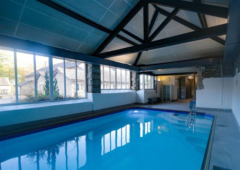 The swimming pool at Home Farmhouse, Graythwaite near Hawkshead